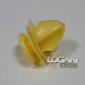 Фиксатор обшивки двери Логан (Ларгус) желтая Renault оригинал (Франция), аналог 6001549265, для Рено Логан / Сандеро