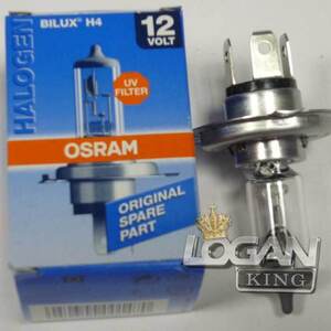 Лампа фары H4 12V 60/55W Osram (Германия), для Рено Логан / Сандеро