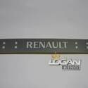 Наклейка на пороги дверей RENAULT Renault оригинал (Франция), аналог 6001548203, для Рено Логан / Сандеро