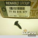 Саморез локера Renault оригинал (Франция), аналог 7703016577, для Рено Логан / Сандеро