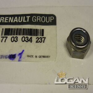 Гайка М10 рулевого наконечника Renault оригинал (Франция), аналог 7703034244, для Рено Логан / Сандеро