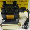 Катушка зажигания (на мет.кронштейне) Bosch (Германия), аналог 7700274008, для Рено Логан / Сандеро