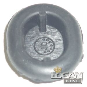Заглушка кузова круглая (резина) Quartz (Китай), аналог 7703074555, для Рено Логан / Сандеро