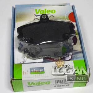 Колодки тормозные передние, комплект (4шт.) (410602192R) Valeo (Франция), аналог 7711130071, для Рено Логан / Сандеро